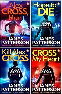 Alex Cross Series 4 Books Collection Set By James Patterson (Kill Alex Cross, Alex Cross, Run, Cross My Heart, Hope to Die)