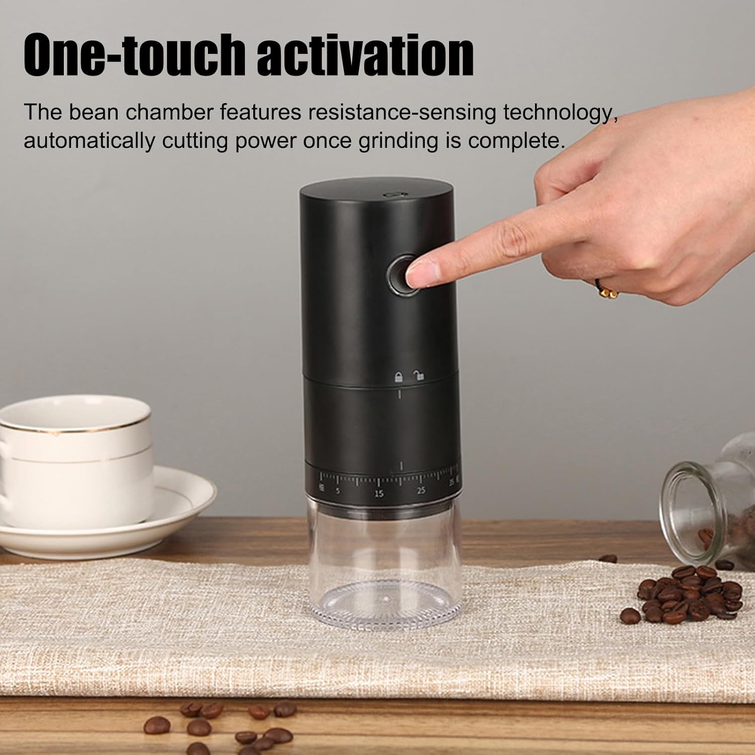 مطحنة قهوة كهربائية