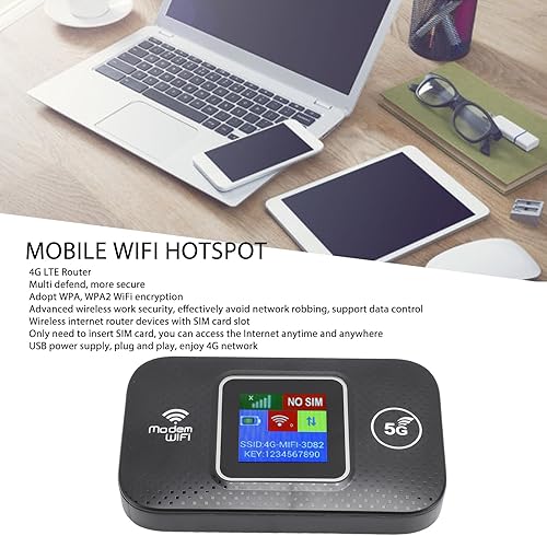 Miniatura 3 de Generic 4G LTE Mobile WiFi Hotspot para Asia, Router de Internet de pantalla a color portátil con ranura para tarjeta SIM, hasta 150Mbps 10