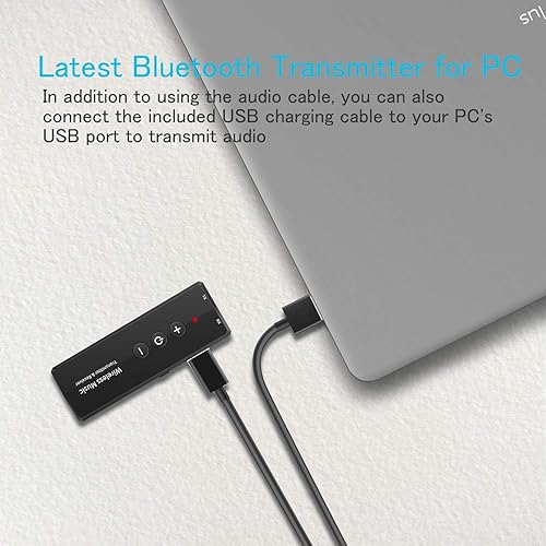 Miniatura 4 de Transmisor Bluetooth 50 3 en 1 adaptador Bluetooth inalámbrico portátil transmisor Bluetooth recargable para TV receptor de audio Bluetooth para