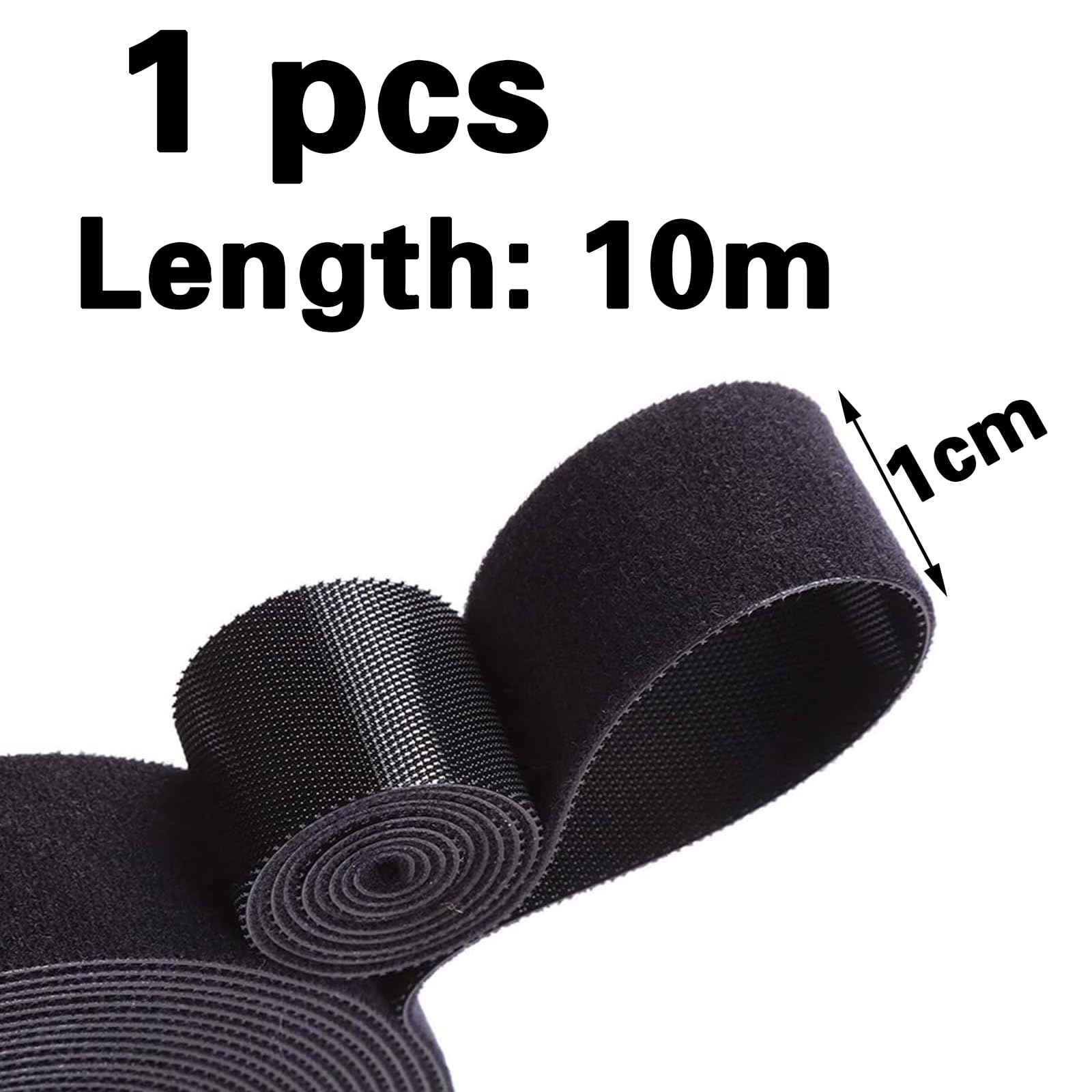 Fascette Riutilizzabili Nere - 5 Pezzi Da 25x800mm Per Cavi E Tubi | Organizza Casa E Ufficio