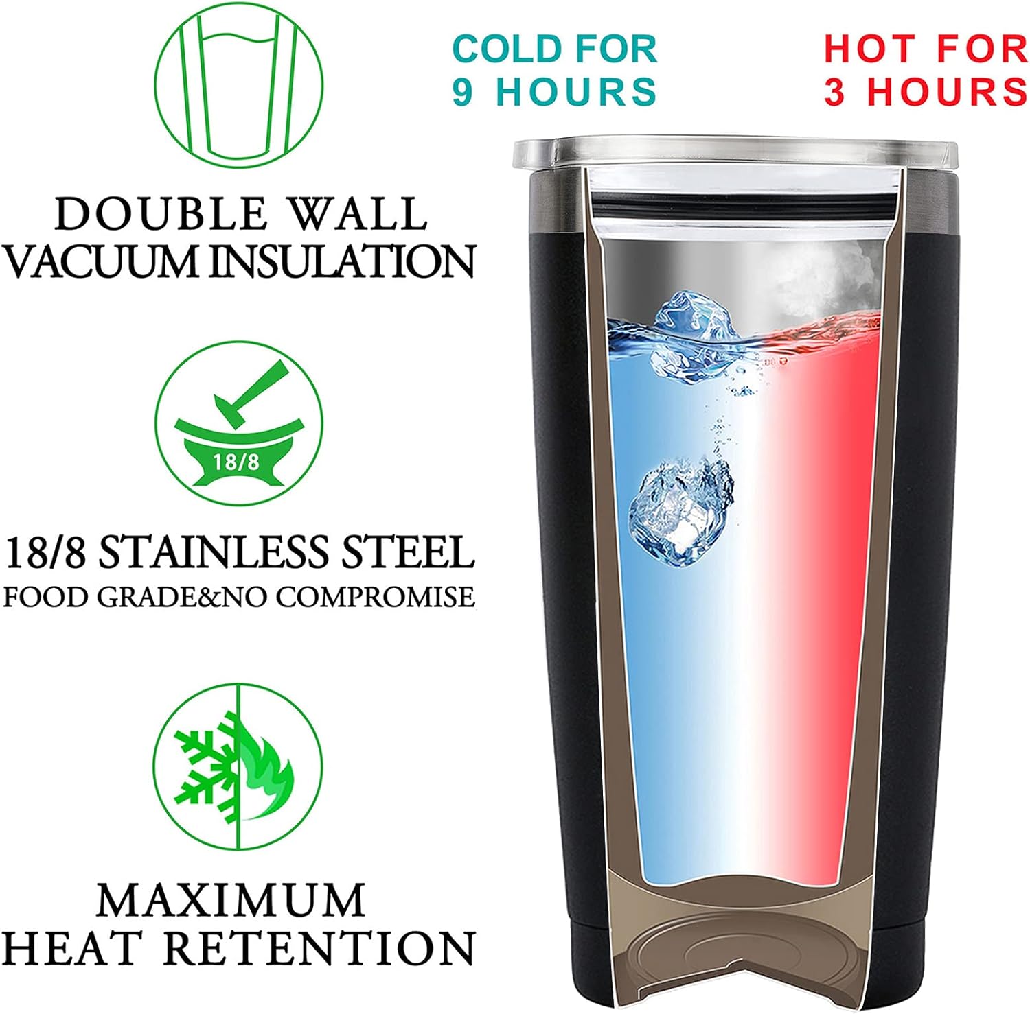 MASGALACC Valentines Day Gifts for Him Men Husband - Awesome Coffee Mug, Inspirational Birthday & Holiday Presents for Men Him Boyfriend, 20 Oz Tumbler - Image 3