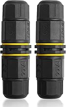 J Waterproof IP68 Electrical Cable Connector M20 Connector 2 Pole Waterproof for Outdoor Wire Range(3.5-10mm) for Outdoor Led Lighting 2pcs (2 Pole)