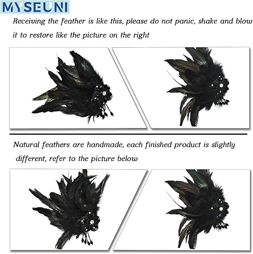 Miniatura 4 de Glod - Máscara de mascarada para parejas, máscara de mujer con plumas y máscaras venecianas para hombres, fiesta, Mardi Gras, Halloween, cosplay,