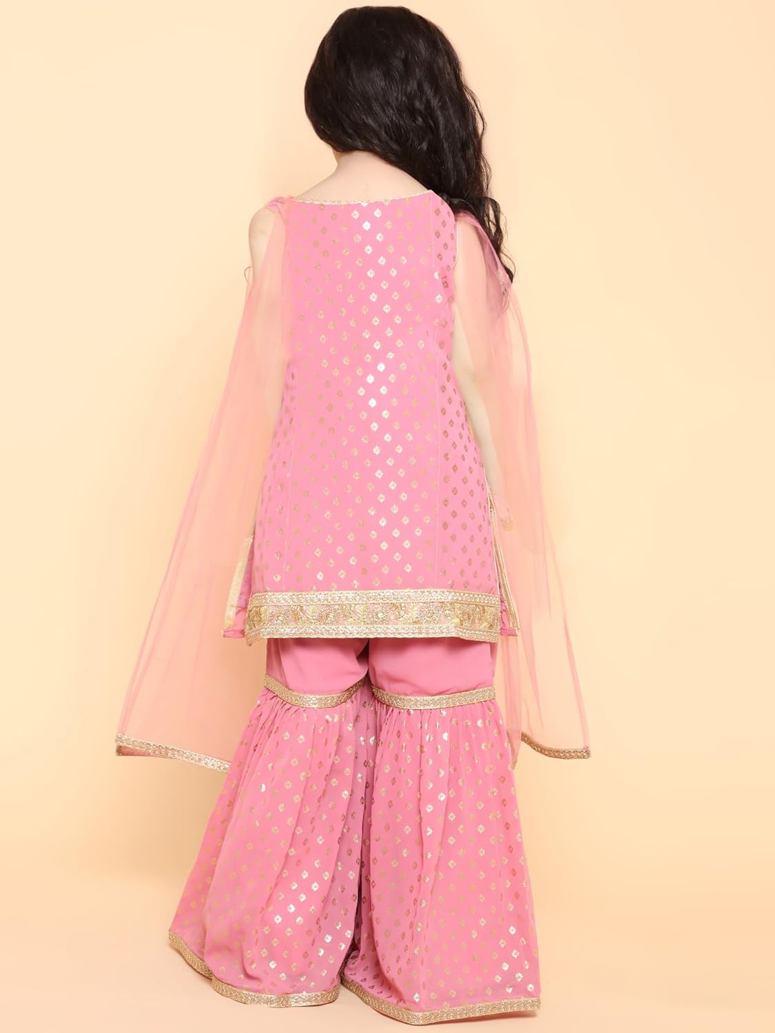 AJ DEZINES Girls Indian Ethnic Wear Salwar Kameez For Kids|Girls Punjabi Suit|Kids Kurta Sharara Set For Girls|Indian Dress