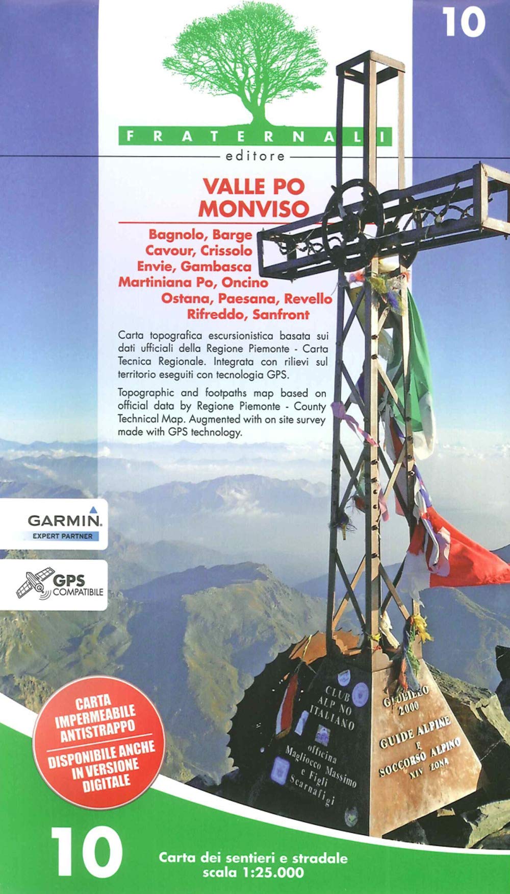 Valle Po - Monviso - Monte Bracco: 10 (wandelkaart)