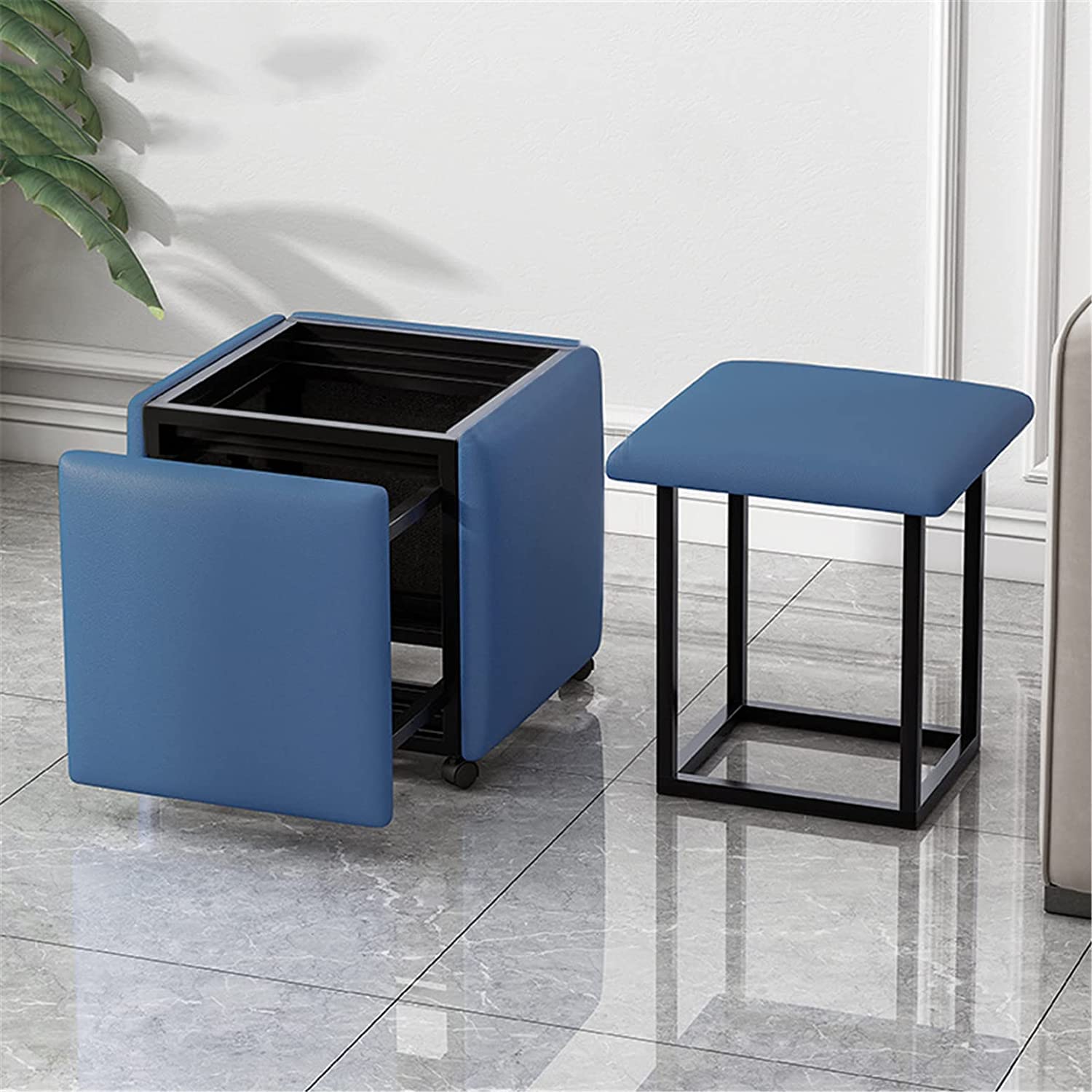 Repose-pieds créatif cube pour un salon modulable lors de vos soirées