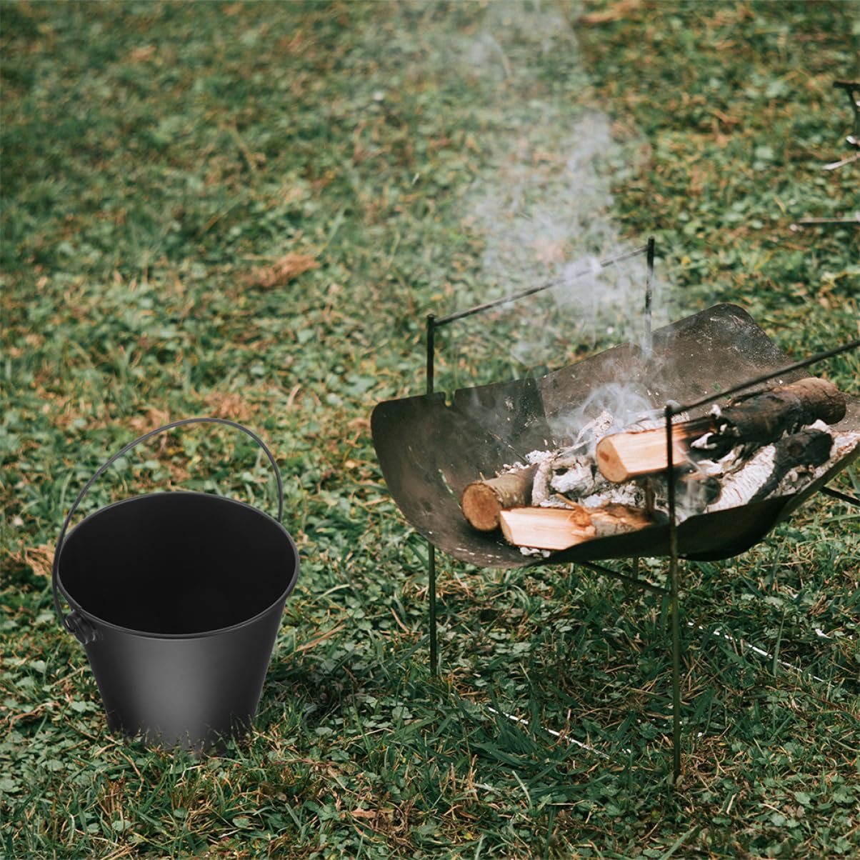 balacoo Grease Canister Grill Bucket Outdoor Bucket for Catching Grease and Ash