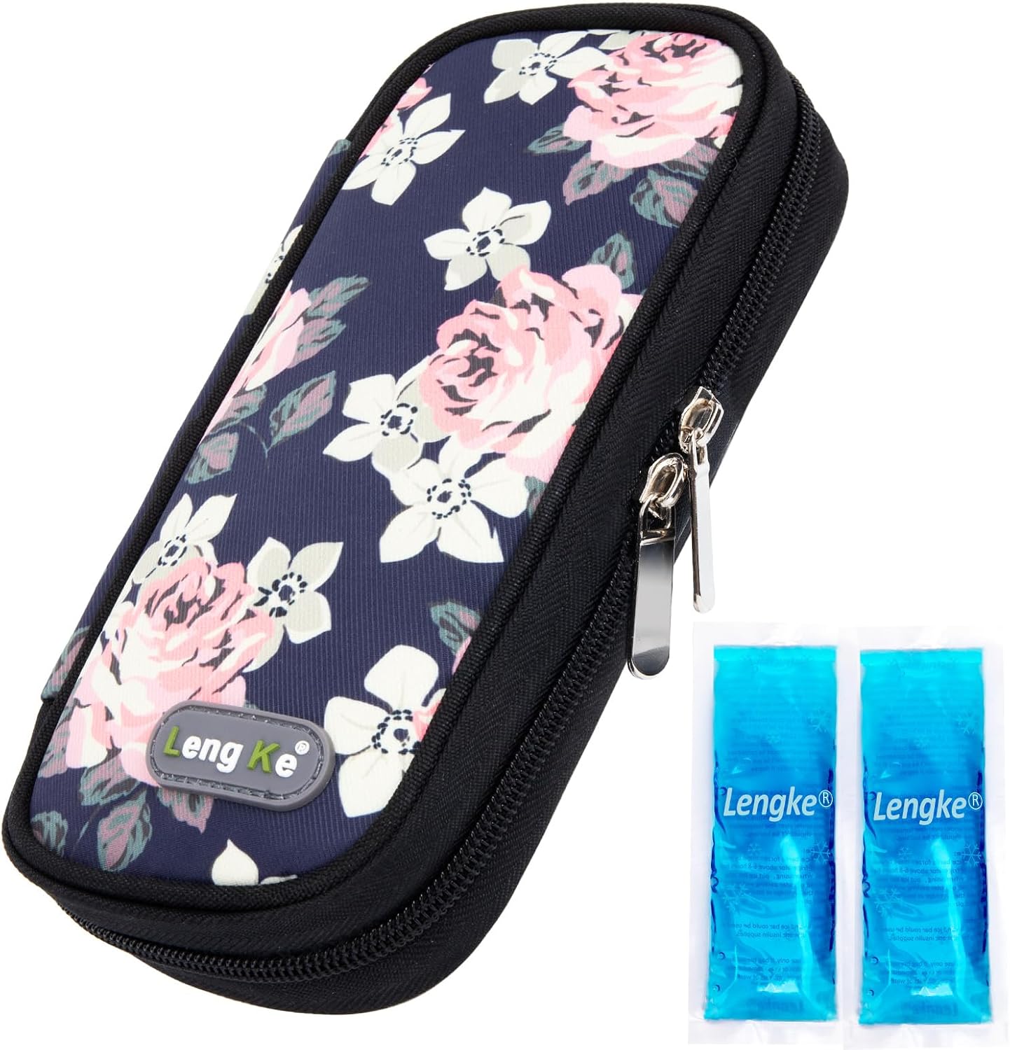 Insulin Cooler Travel Case - TSA Approved for Insulin Pen and Supplies, Medication Cooler for Daily Life (Magnolia)