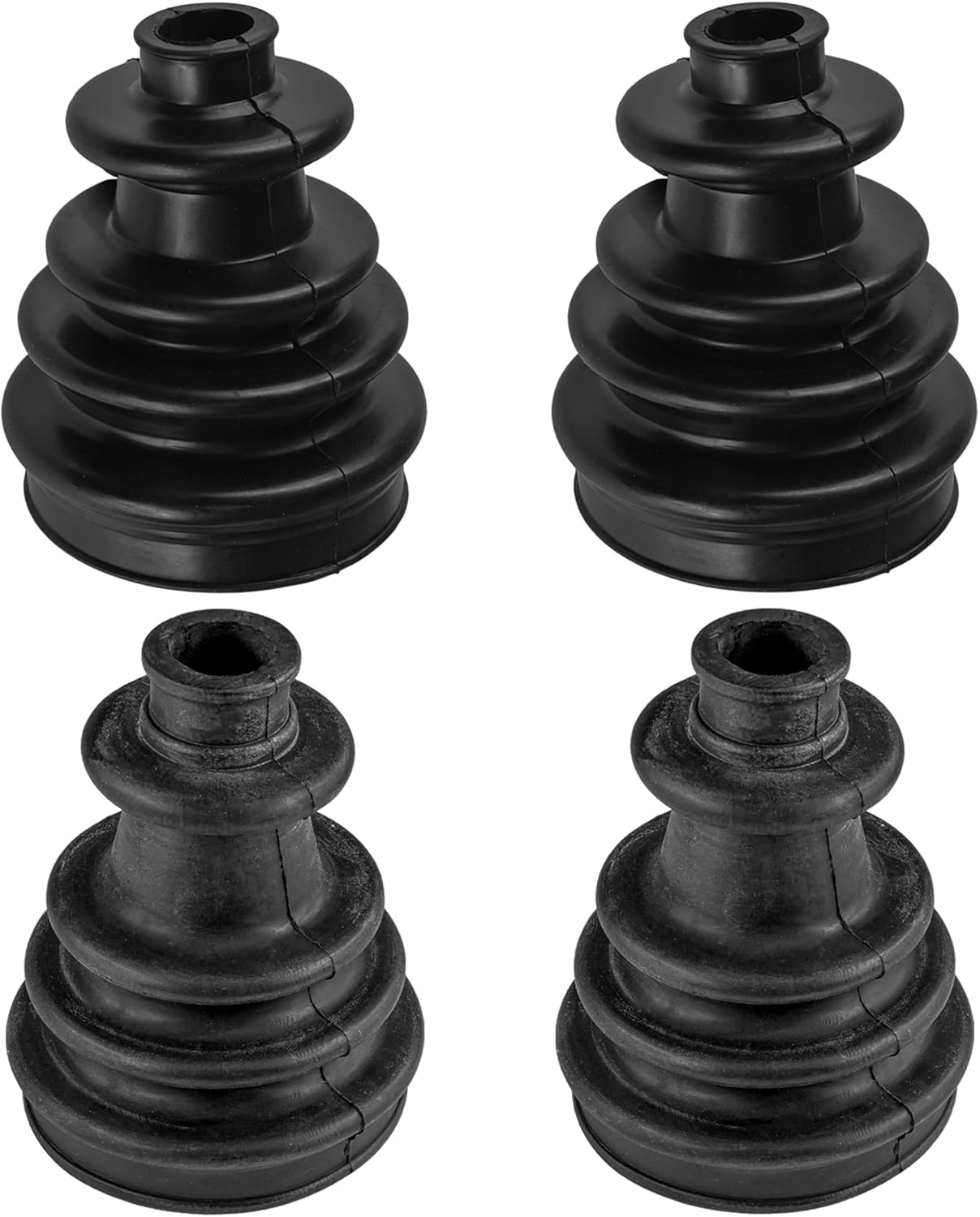 Caltric AM1291501 AM1291601 Front Axle Inner and Outer CV Boot Kit Compatible with Club Car 1500 1700 XRT 1550