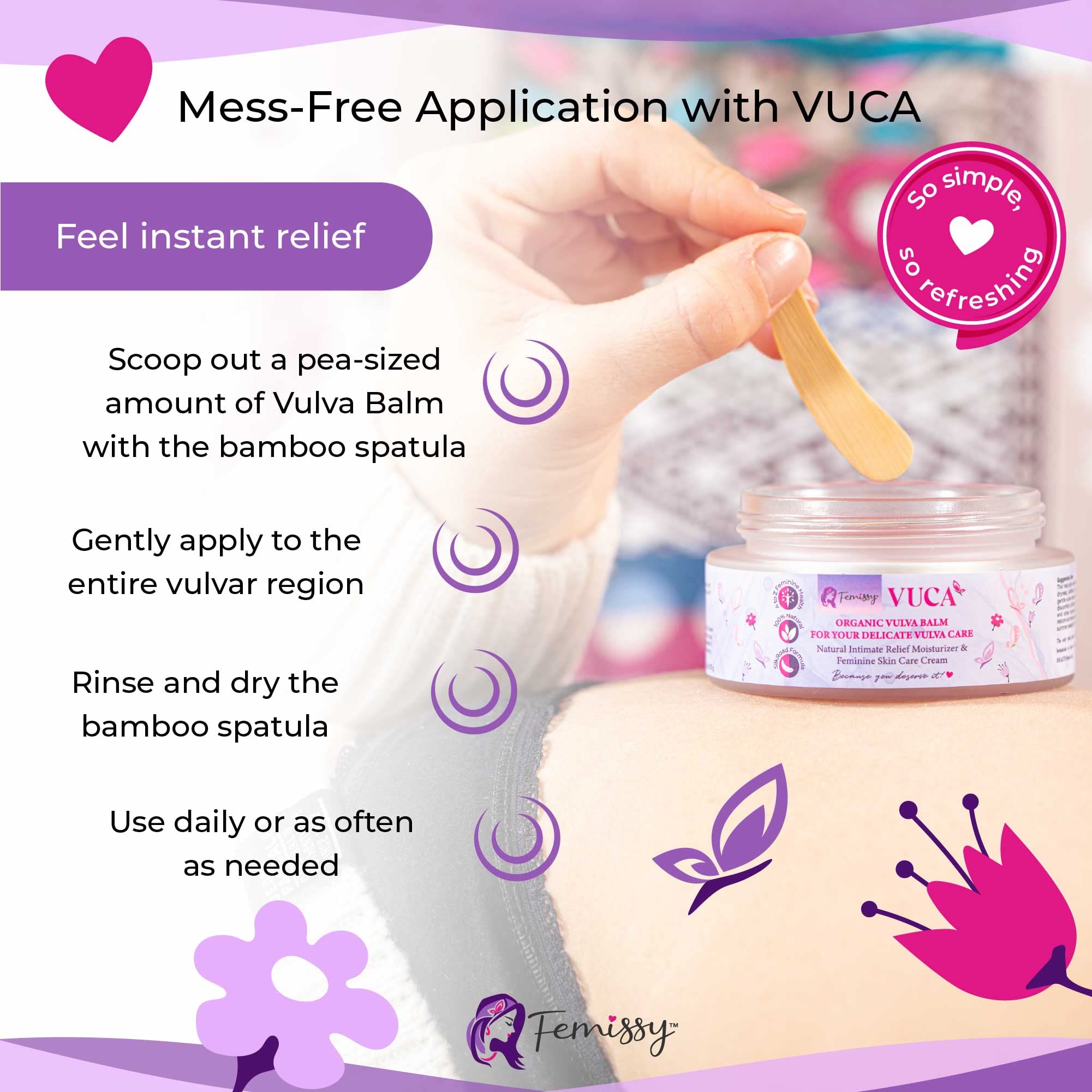 Vulva Balm (Rose & Mint, 2oz + 0.5oz) – All-in-One Organic Vaginal Moisturizer Cream with 11 Botanicals – Natural, Travel-size Vaginal Itch Cream – Hydrates & Soothes Redness, Dryness & Irritation