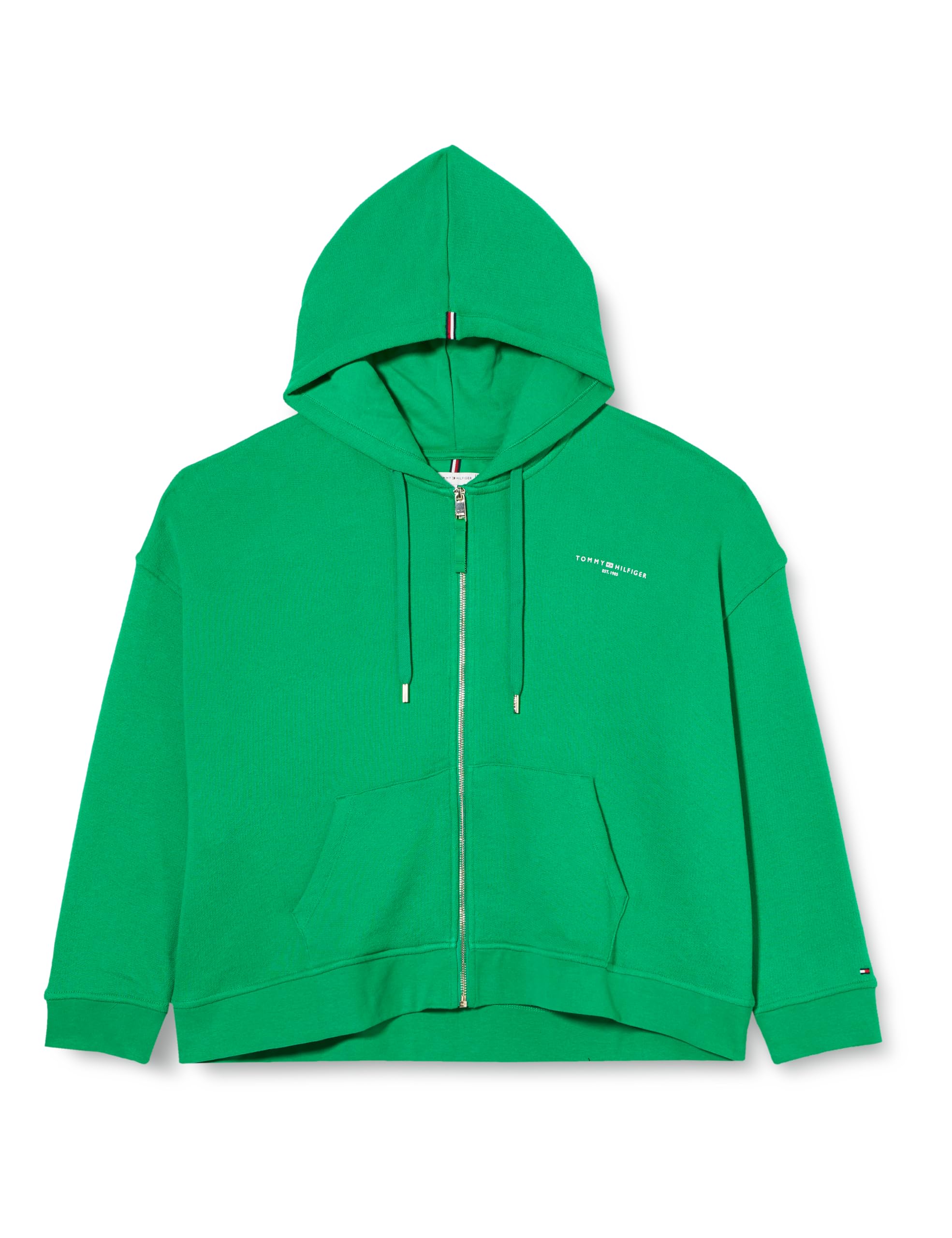 Tommy Hilfiger Mujer Sudadera con Capucha y Cremallera
