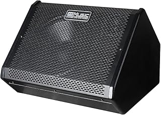 Coolmusic DM80 AMP 80-Watt Electronic Drum Amplifier Keyboard Amplifier with Aux in and Bluetooth