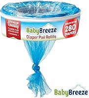 Vista 3 de Bolsas de repuesto para cubos de pañales compatibles con el sistema de eliminación de pañales Playtex Diaper Genie – 560 unidades (paquete de 2)