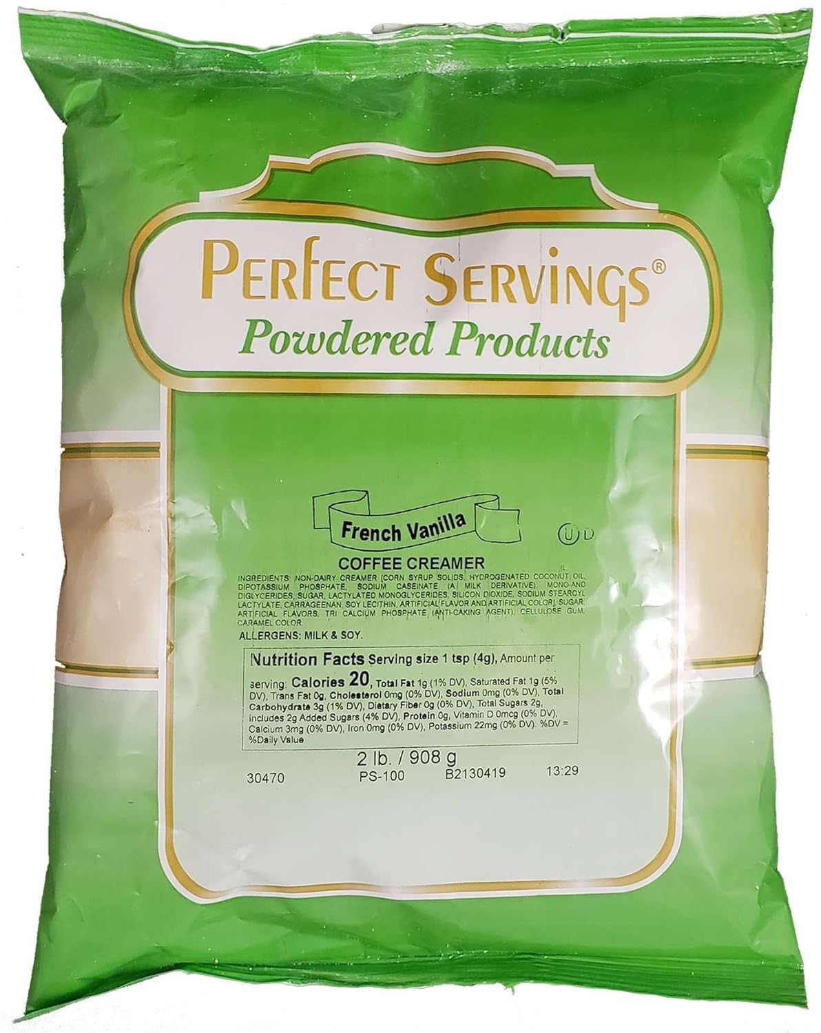 Beverage Solutions French Vanilla Powdered Creamer, 2 Pound - 6 per case.
