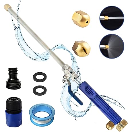 2-in-1 Jet Nozzle Power Washer Wand