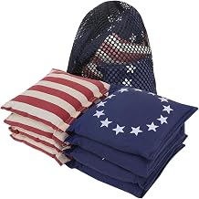 GSE Games & Sports Expert Set of 8 Premium Weather Resistant Cornhole Bags. Regulation Size and Weight Bean Bags for Cornhole Toss Games Several Styles Available