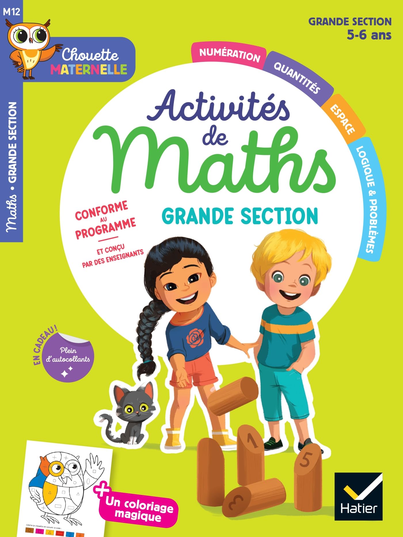 Chouette Maternelle - Activités de maths Grande Section - 5 ans: Chouette entrainement Par Matière
