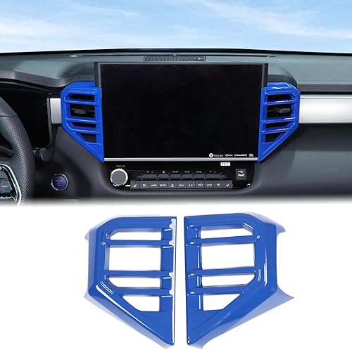 Vista 108 de Cubierta de salida de aire lateral para consola central de automóvil, compatible con Toyota Tundra 2022+ Sequoia 2023+ cubierta de panel de aire