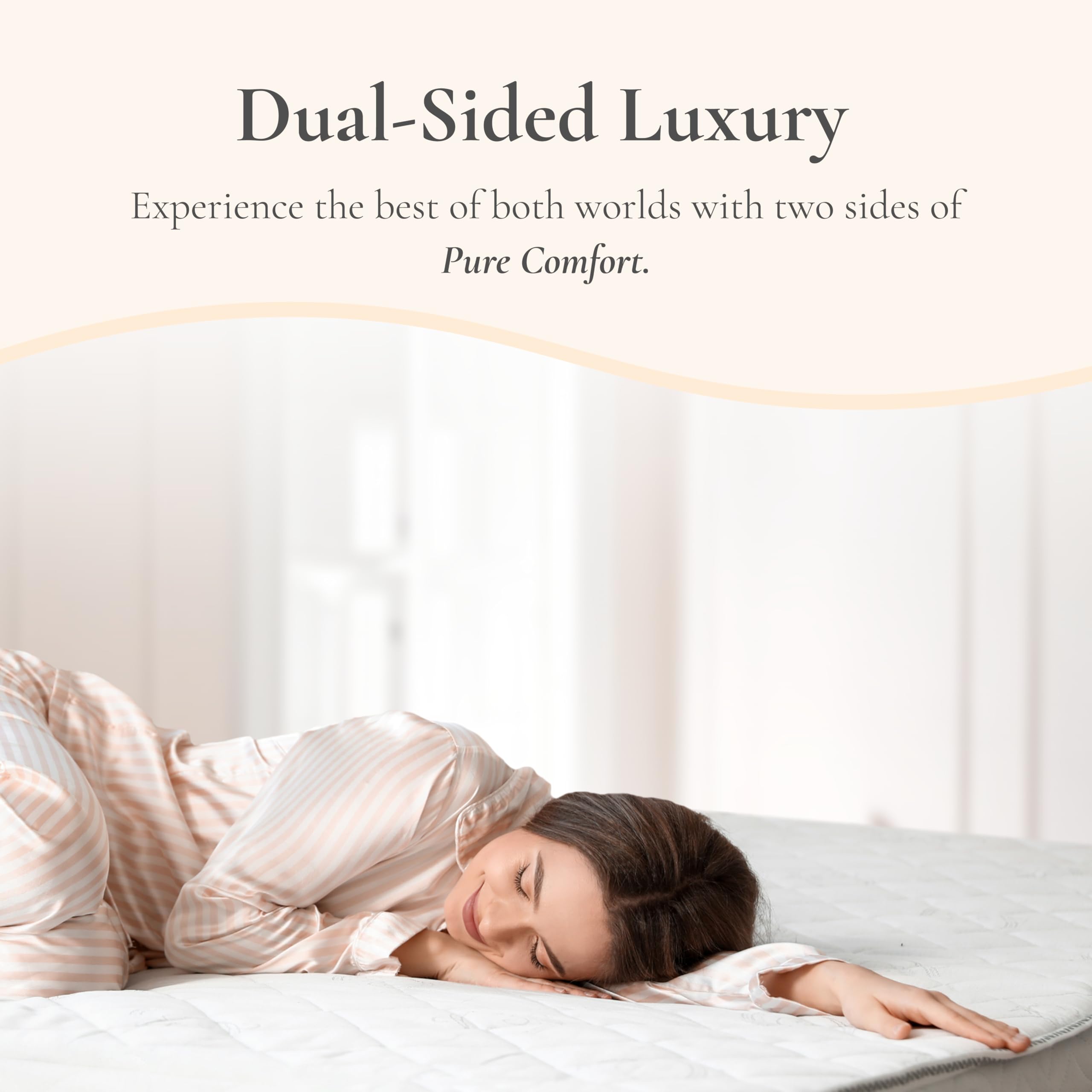 Amazon.co.jp: Sleep & Beyond myDual Pad 100%洗濯可能 リバーシブル 