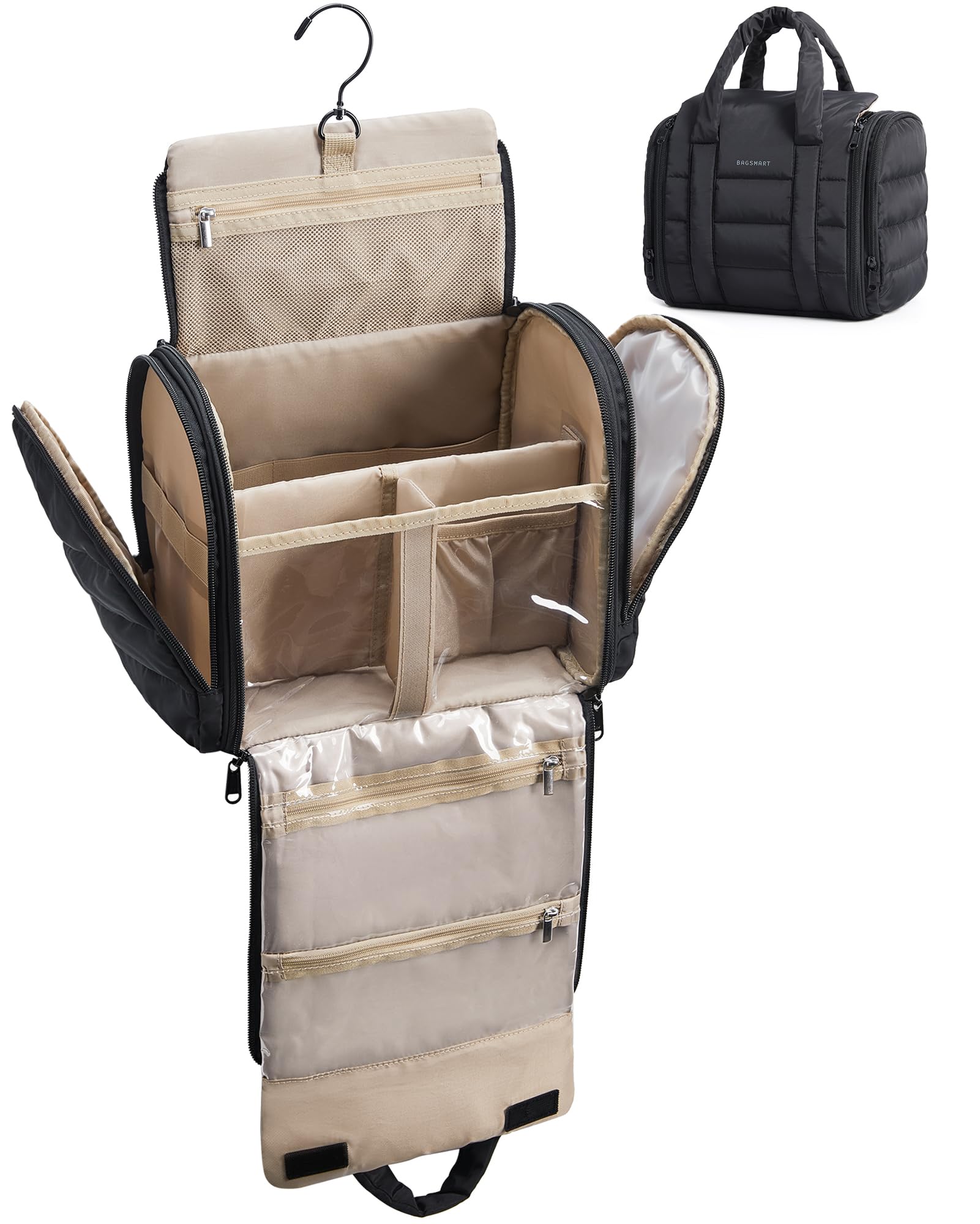 BAGSMART Travel Toiletry Bag