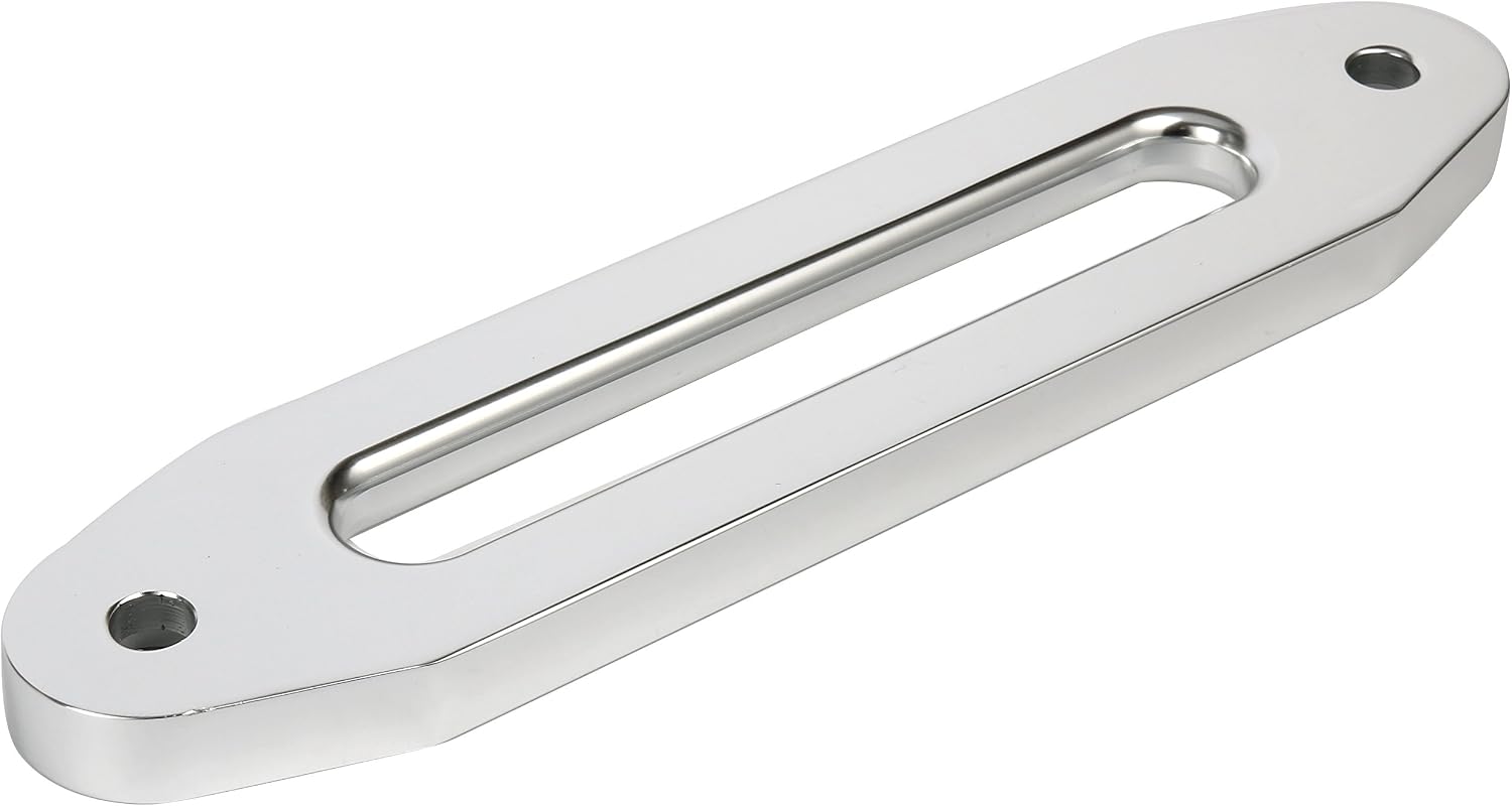 10" Billet Aluminum Hawse Fairlead for Synthetic Winch 8000-15000 LBs Rope Cable Lead Guide
