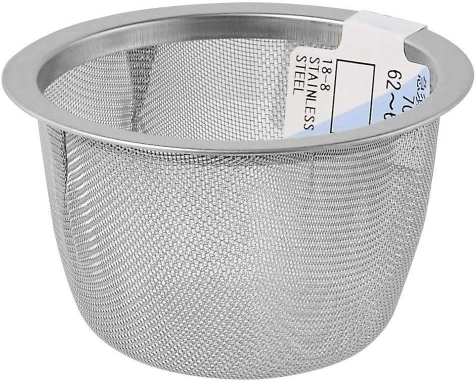 TIKUSAN Teapot Tea Pot Replacement Stainless Steel Mesh Strainer Tea Infuser Made in Japan 70(2.4″-2.7″)