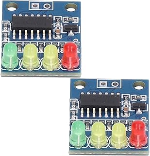 Zerodis バッテリーレベルインジケーターモジュール高精度4段階LED付き12V用2個セット バッテリーテスター, 容量モジュール, インジケーボード用途に最適
