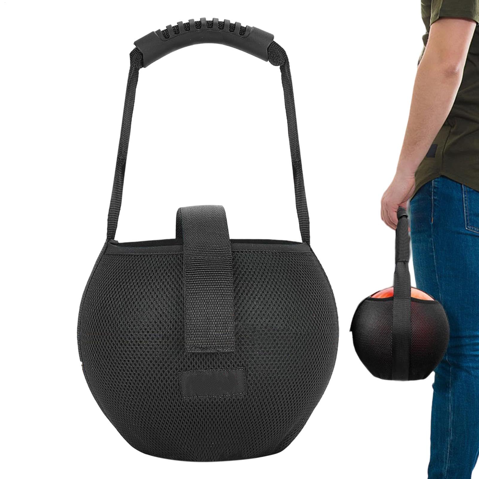 Sac à Boules de Bowling, Support Robuste pour Boule Unique, Sac à Dos Pliable et sécurisé, poignée Pratique pour Un Transport Facile, idéal pour Les Joueurs avancés, prêt pour Le Concours