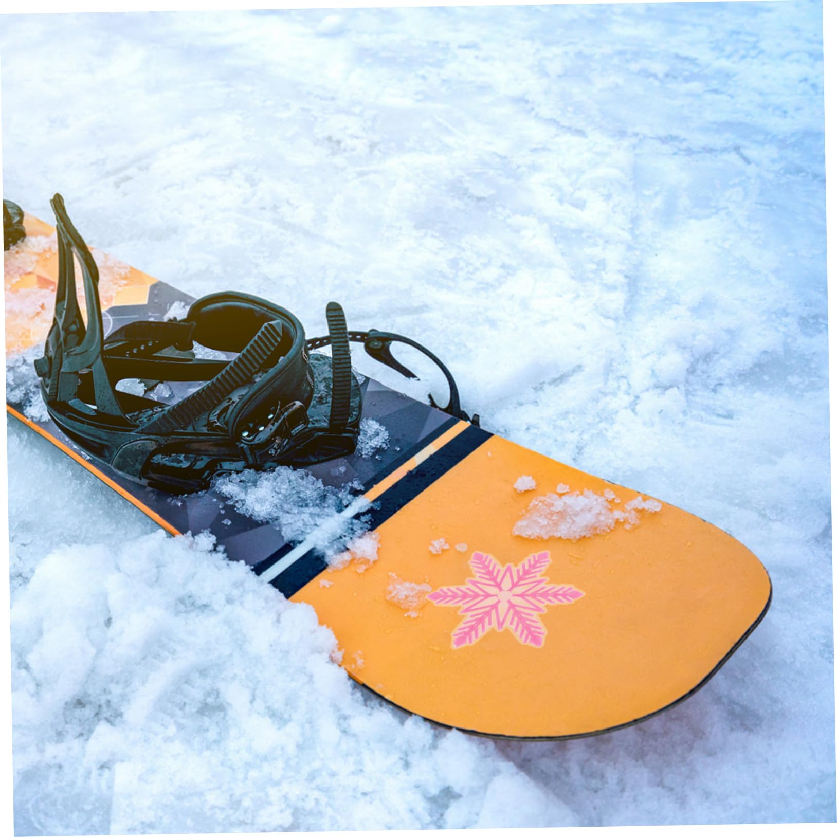 GANAZONO Autocollants Antidérapants pour Snowboard De Neige pour Enfants Patin De Traction pour Planche à Neige Accessoires De Ski Bottes De Neige Pantalon De Ski Rose PVC