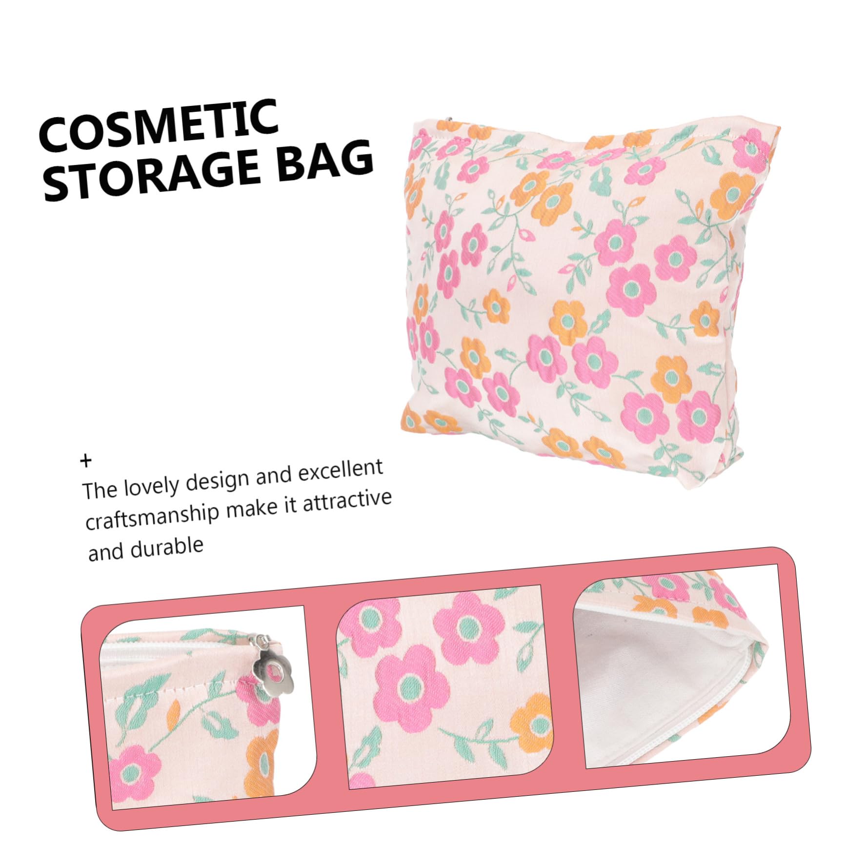 FRCOLOR 5st Münzgeldbörse Kosmetiktasche Reise-Make-up-Organizer Kosmetiktaschen Kosmetiktasche Tragbar Reisetaschen Französisch Tasche Mit Großem Fassungsvermögen Fräulein