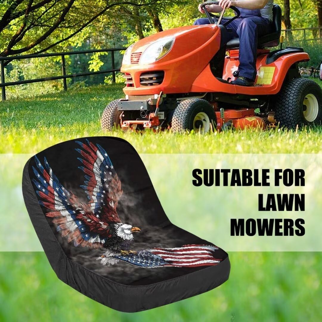 Lawn Tractor Seat Riding Lawn Mower Seat Cover With Storage