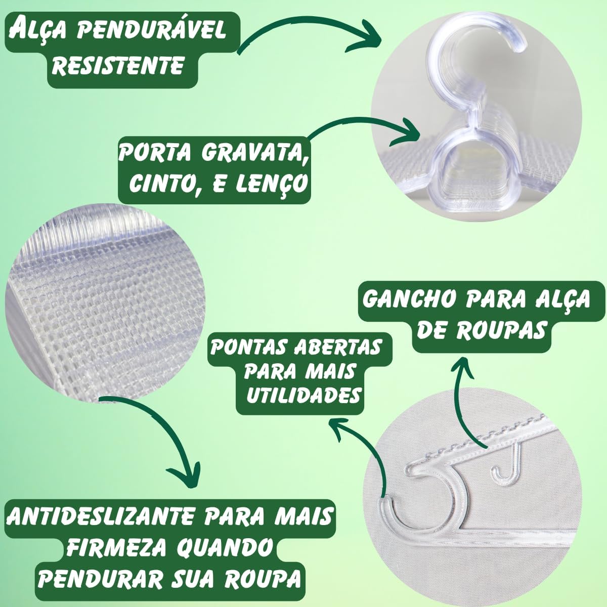 Cabides De Acrilico Transparente Antiderrapantes Multiuso Com 50 Unidades Antideslizante Reforçado |Feito de Material Virgem de Acrílico| Cabides para Calças, Camisas, Camisetas, Ternos Cabides De Acrilico Transparente Antiderrapantes Multiuso Com 50 Unidades Antideslizante Reforçado |Feito de Material Virgem de Acrílico| Cabides para Calças, Camisas, Camisetas, Ternos