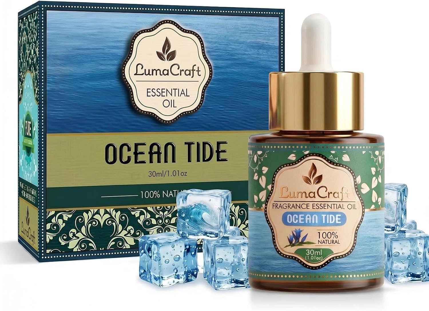 Ocean Tide Essential Oil for Diffusers, 1.01 fl oz (30 mL)