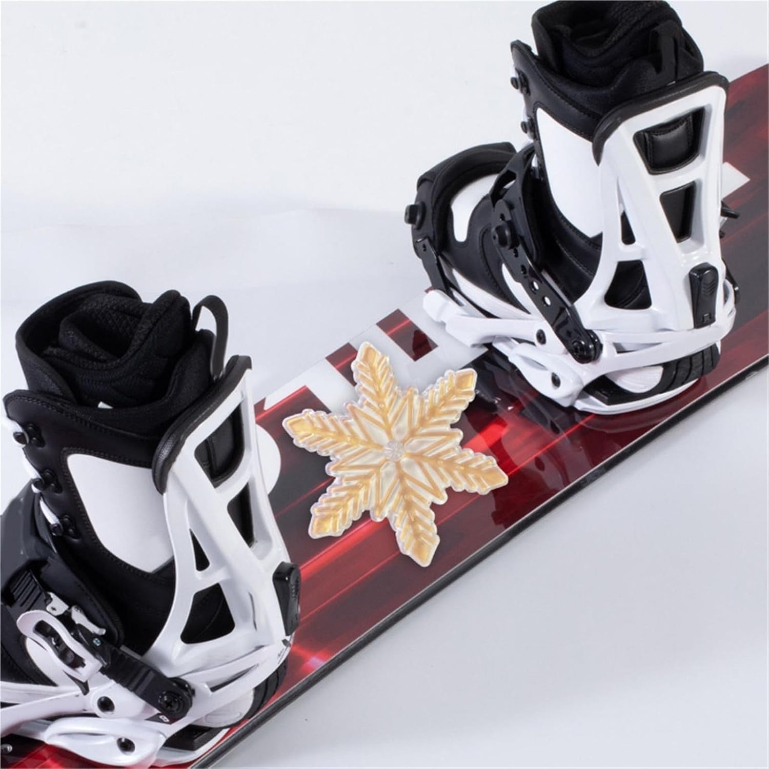 Snowboard Stomp Pad 2 PCS Stomp Pad Accessory PVC Anti Slip Material for Improving Skid Resistance Durable Exquisite for Snowboarding Snow Board
