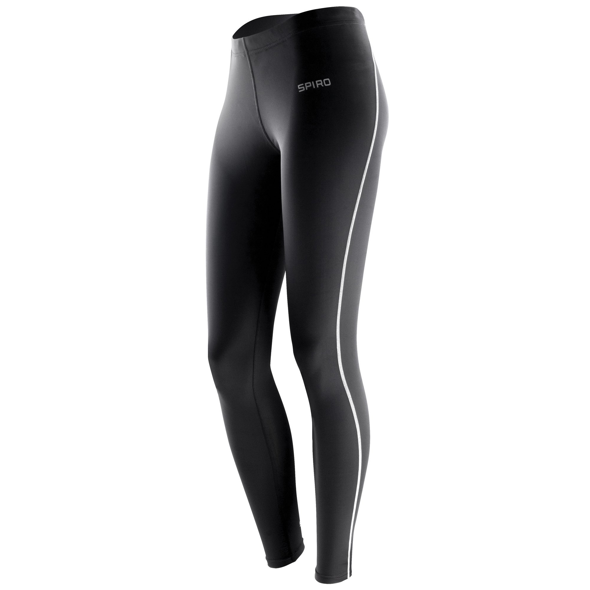 Spiro Women's Black / Bodyfit Performance Base Layer Leggings (M-L) (Black)
