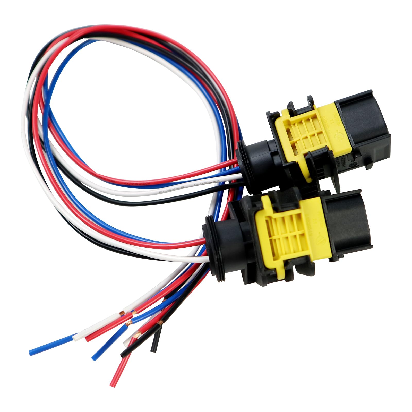 1-1703818-1 4Pin Urea Plug with Cable Nox Sensor Connector Wiring Harness 2PCS