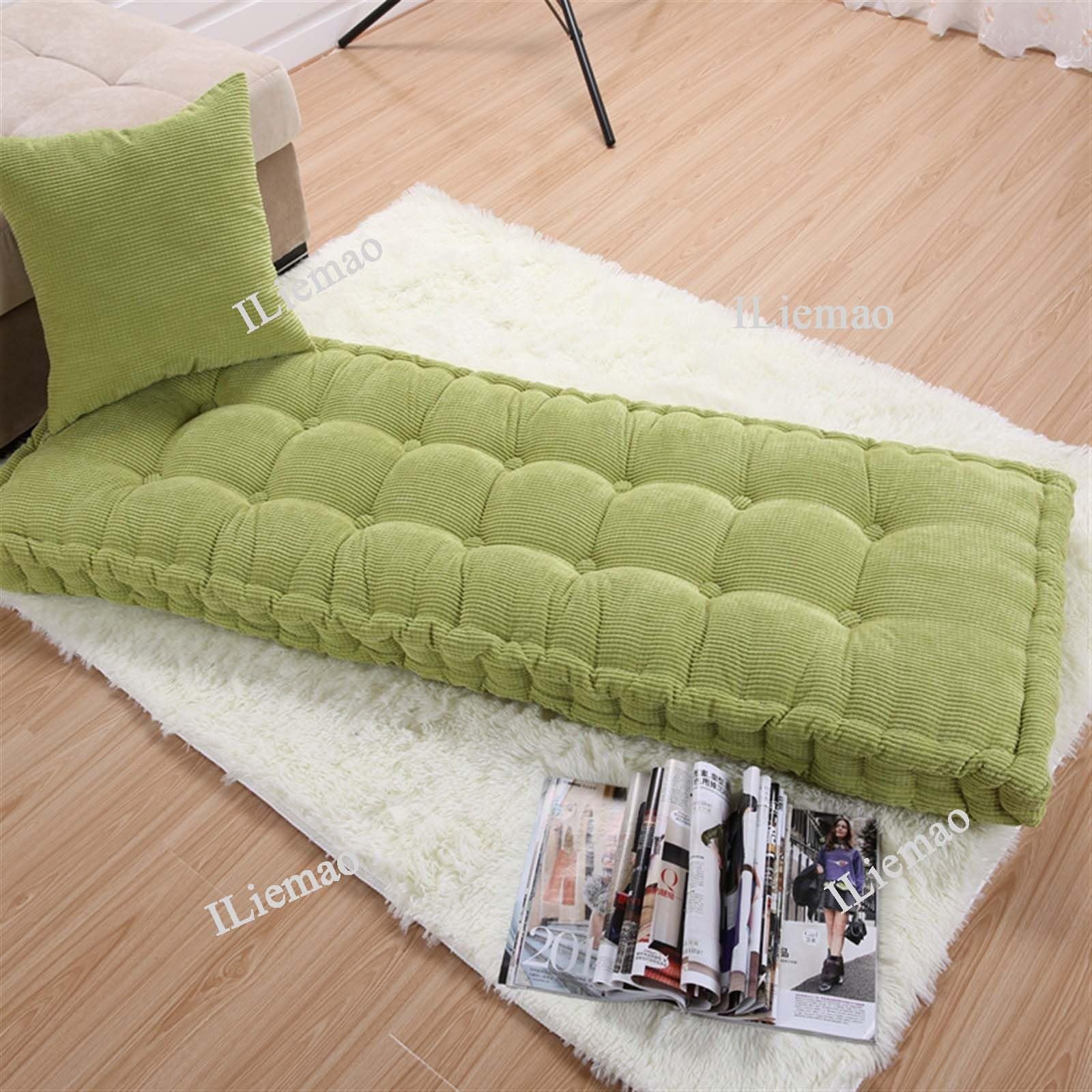 Balancelle de porche d'extérieur avec dossier pour jardin et terrasse - Hamac en rotin 2 places - Vert - 119,4 x 35,6 cm