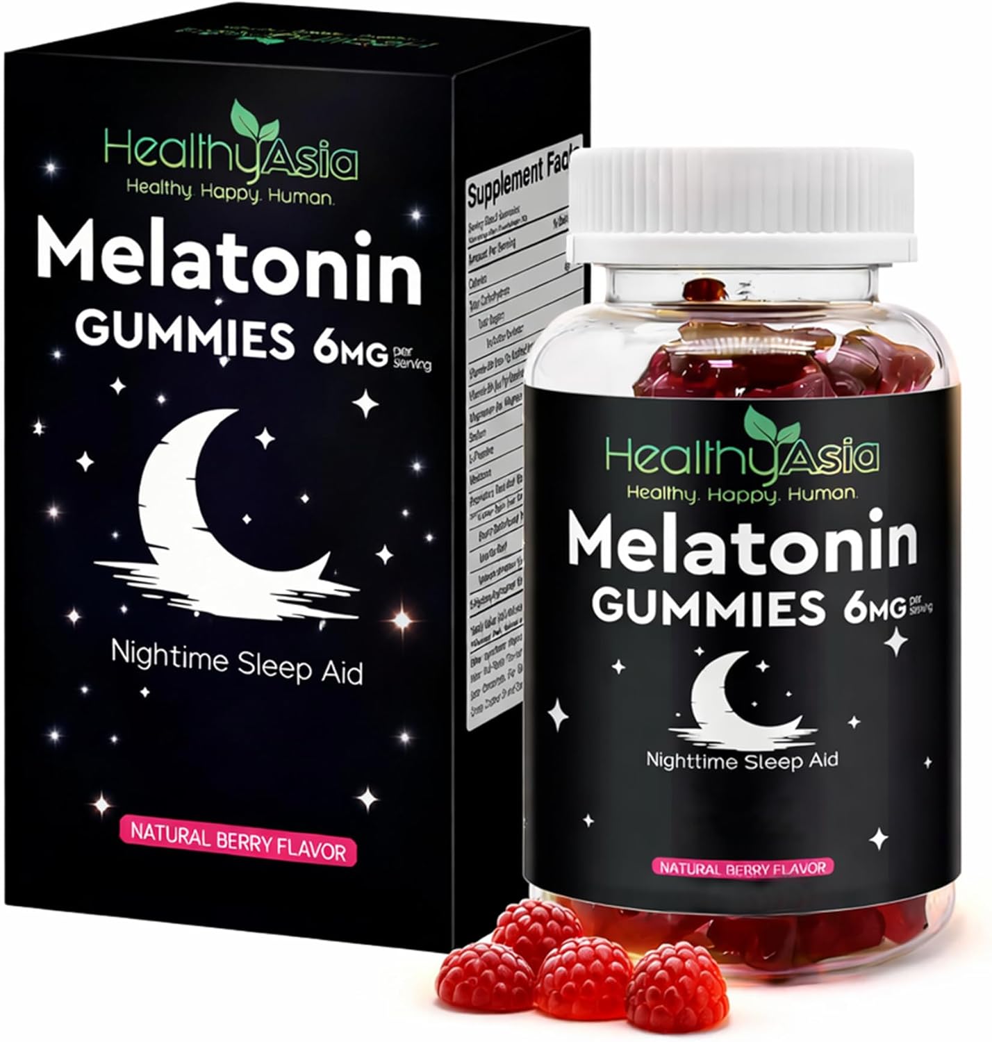 Black Label Melatonin Gummies - 6mg