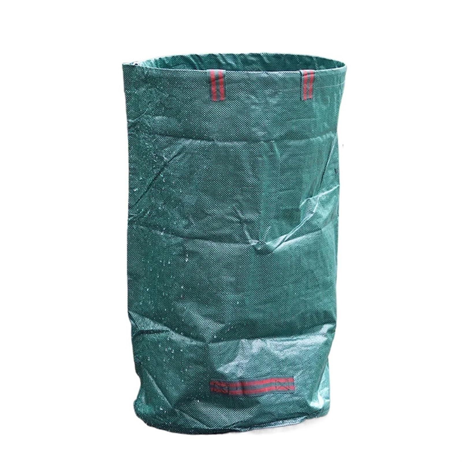 Gartenabfallsäcke Gartenabfallsäcke 120L/500L/300L Gartenabfallsack Langlebig Wiederverwendbar Hof Laub Unkraut Gras Container Aufbewahrungstasche Faltbare Müll Abfallsammlung(272l)