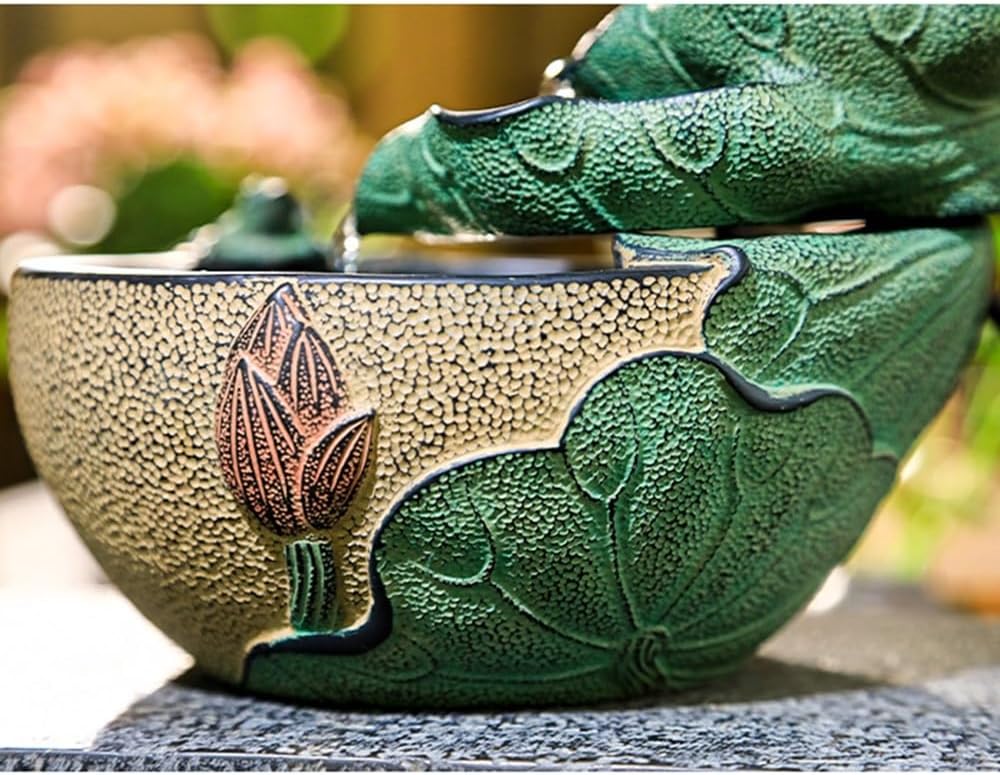 Tabletop Fountain Creative Indoor Relaxation Table Top Circulating Water Fountain Waterfall Decorations Desktop Fountains