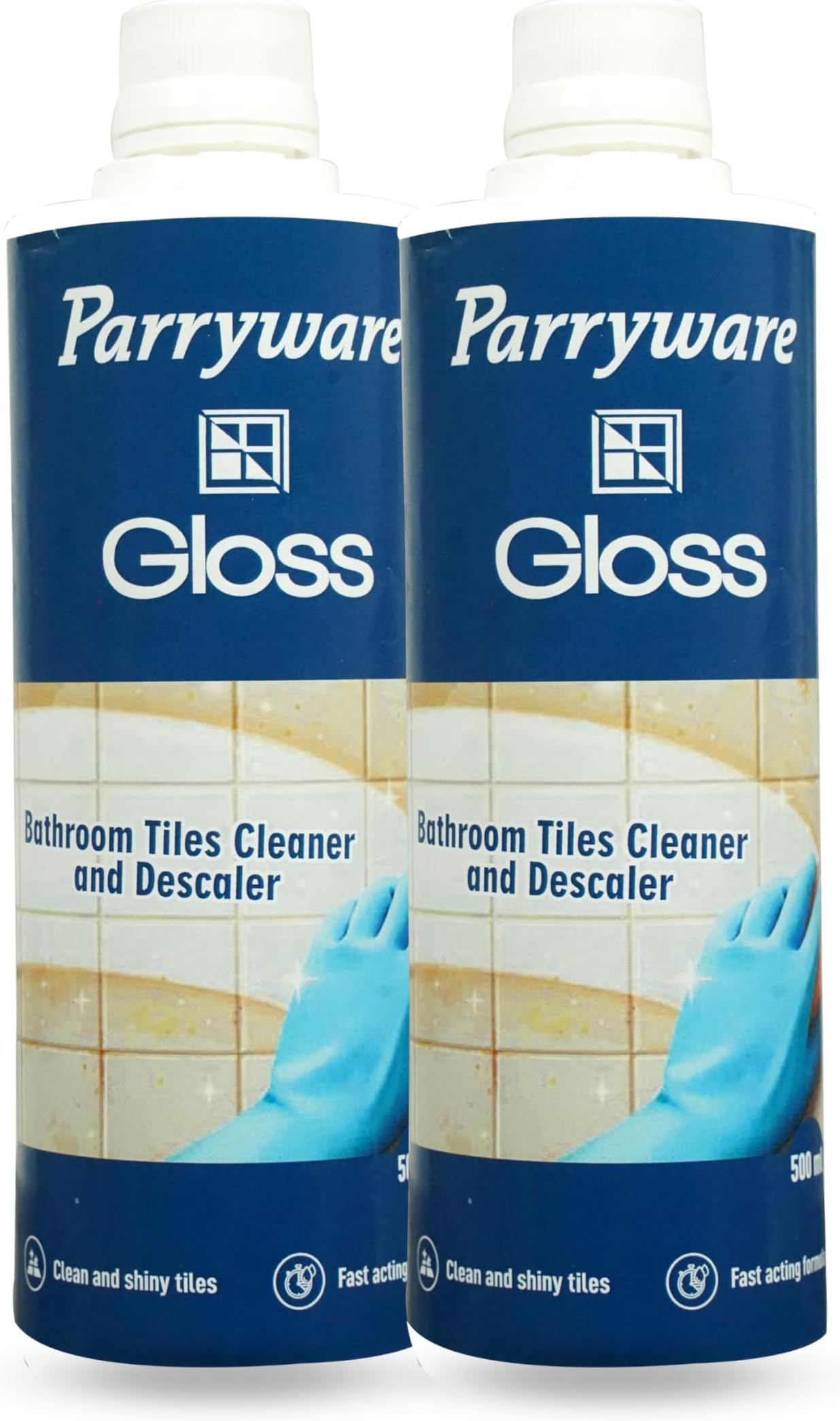 Gloss Tile Cleaner & descaler 500ml I for Clean and Shiny Tiles I Pack of 2 Combo | FCTC0103