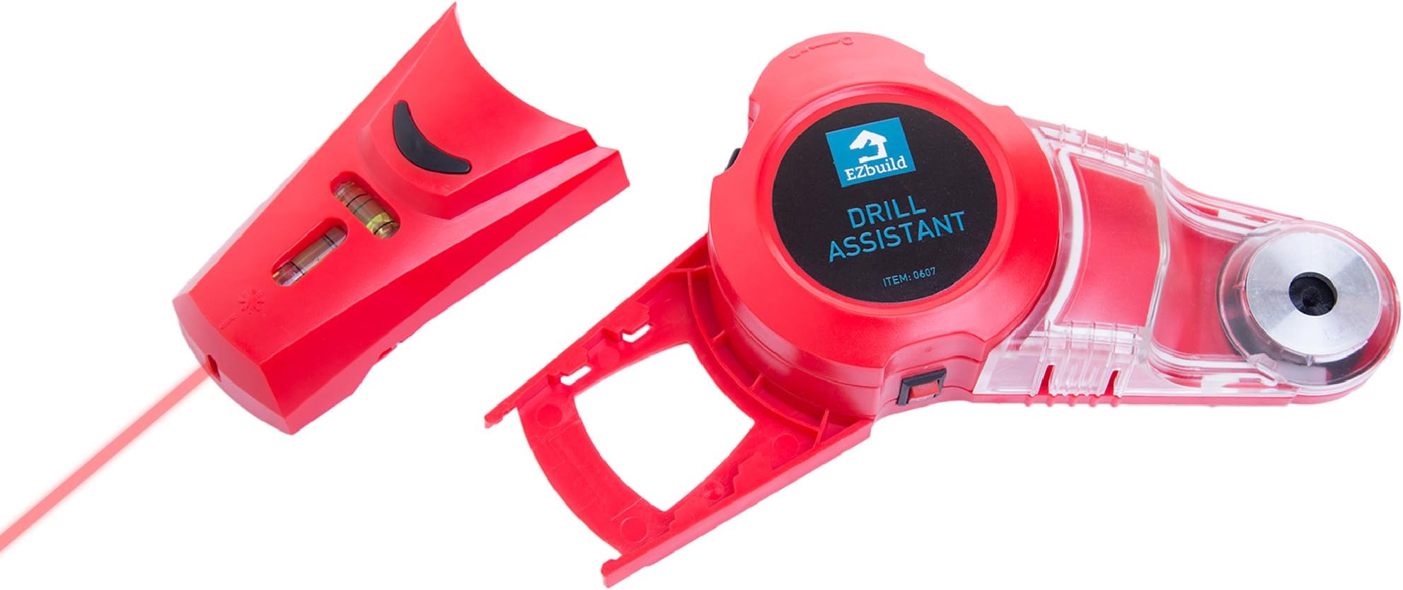 Laser Level Drill Dust Collector Tool Picture Hanging Tools for Men l Cordless Dust Collector Measuring Alignment and Drilling Support | Drill Buddy DIY Projects <1mW