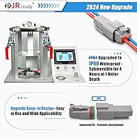 Vista 6 de JRready Kit de conectores Deutsch de 509 piezas – Conector de 2 3 4 6 8 12 pines con herramienta de crimpado Deutsch, tamaño 16 contactos estampados