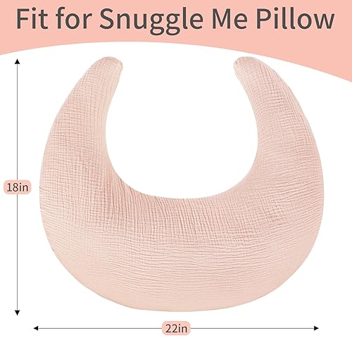 Miniatura 3 de SWESEN Funda de almohada de lactancia, funda extraíble suave para almohadas de lactancia, funda de almohada para bebés niños y niñas, cómoda y