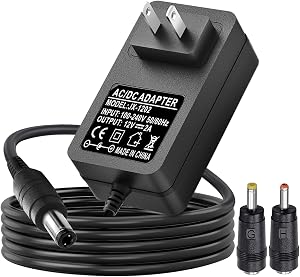 Replacement 12V AC DC Power Cord Charger for TP-Link Deco M3 M4 M5 S4 X20 X55 X60 X90 P9 E4, AC1750 AX1800 AX3000 T120150-2b1 Archer A7 A8 A21 AX50 C9 C50 C900 WiFi Router Adapter Power Supply Cable