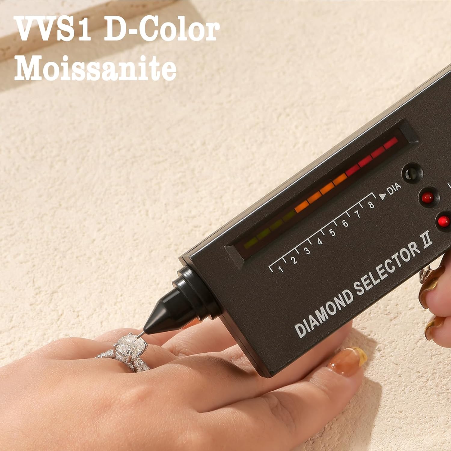 Newshe Jewellery Moissanite Bridal Set for Women 925 Sterling Silver Womens Wedding Ring Sets Engagement Eternity Size 5-10 - Image 5