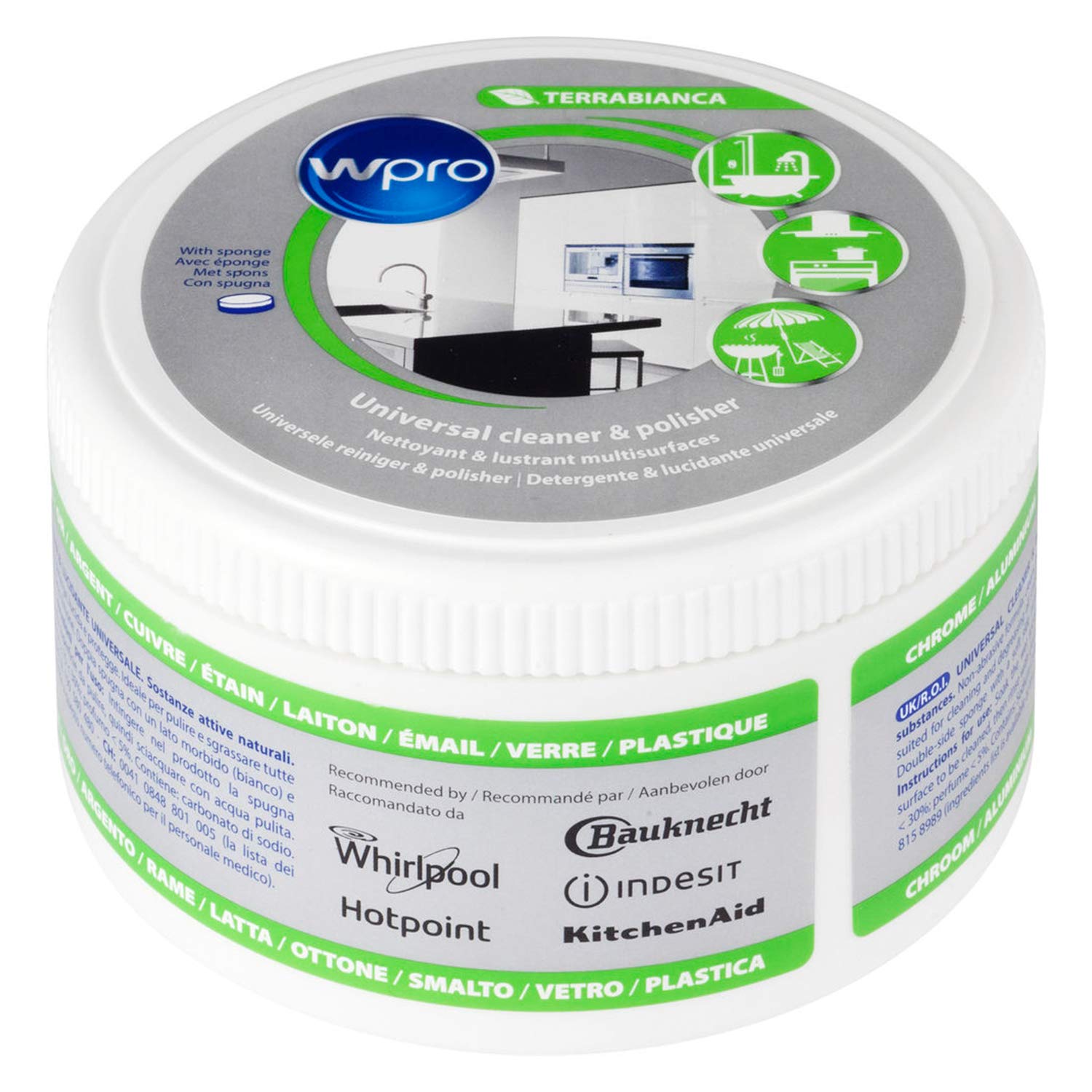 Whirlpool Multicoloured Unc501 – Cleaner (Aluminium, Plastic, Stainless Steel, Multicolour, 250 G, 1 Piece (S))