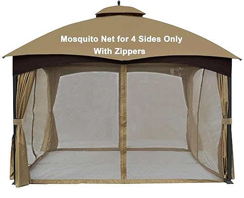 SCOCANOPY Khaki 10' x 12' Gazebo Netting for Lowe's Allen