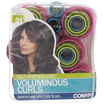 Conair Self-Grip Rollers, Assorted, 31 Count